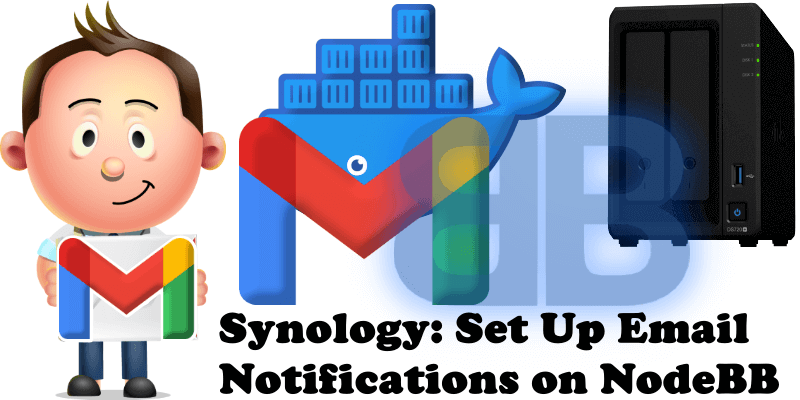 Synology Set Up Email Notifications on NodeBB