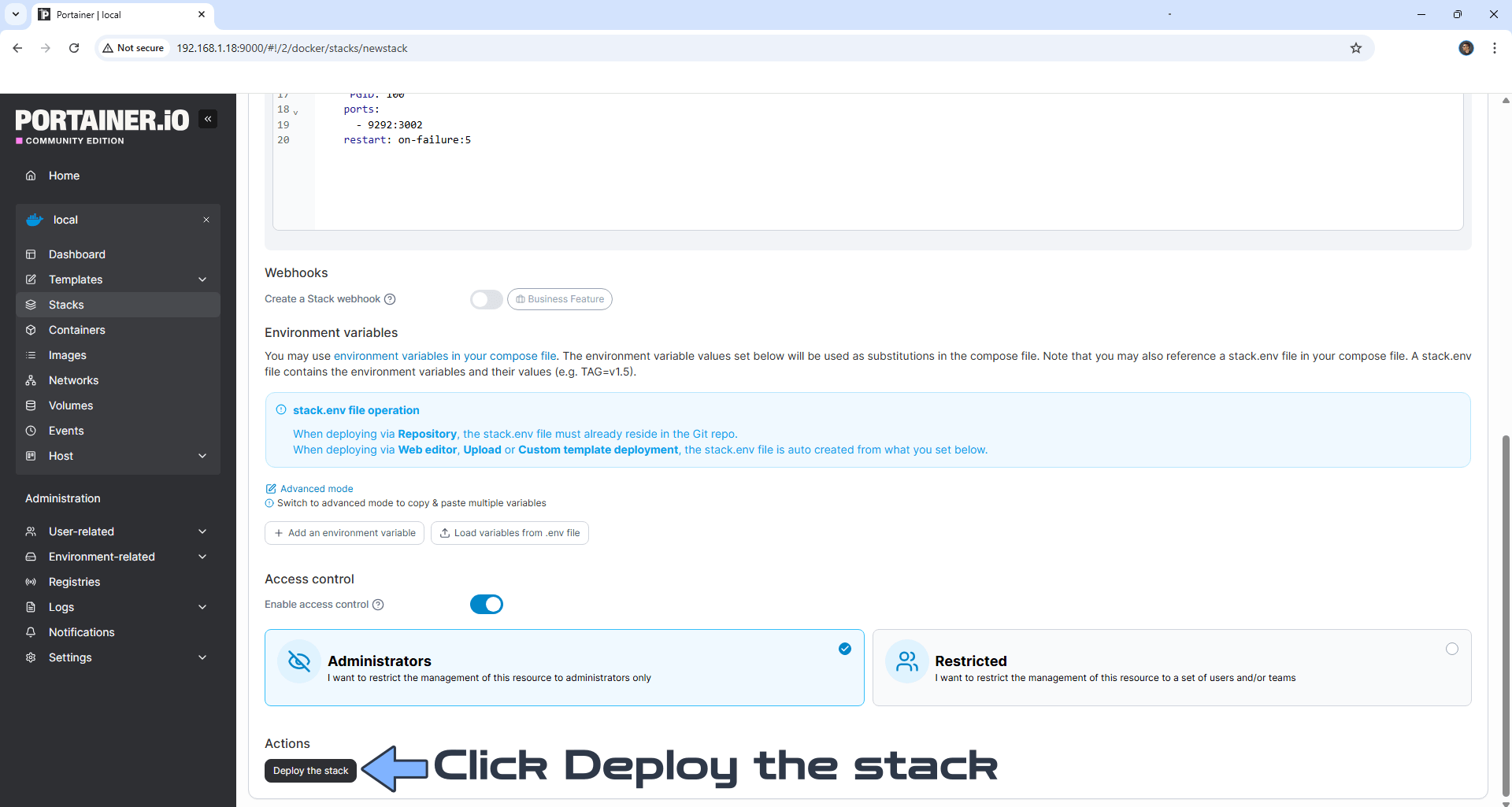 Tududi Synology NAS Set up 4 new 2028