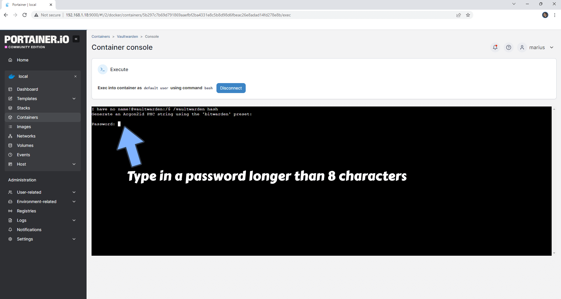 Vaultwarden Portainer Synology NAS Set up 25 new 2028