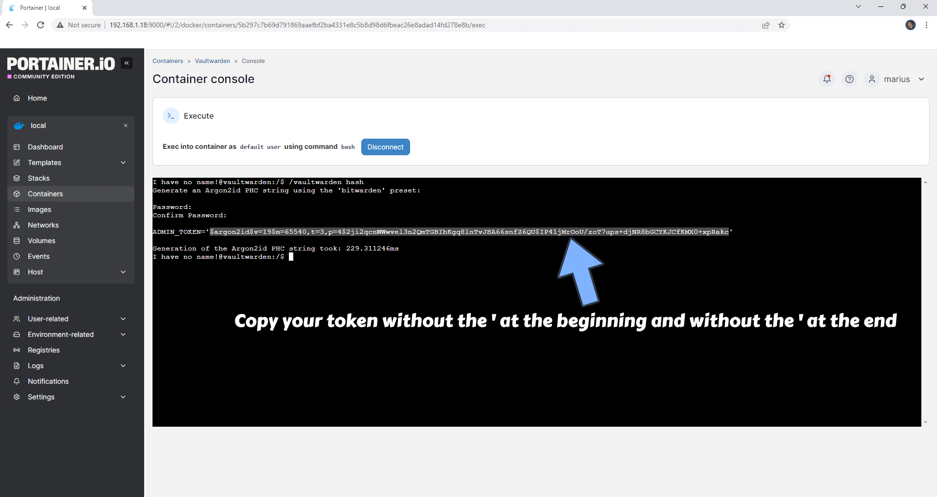 Vaultwarden Portainer Synology NAS Set up 27 new 2028