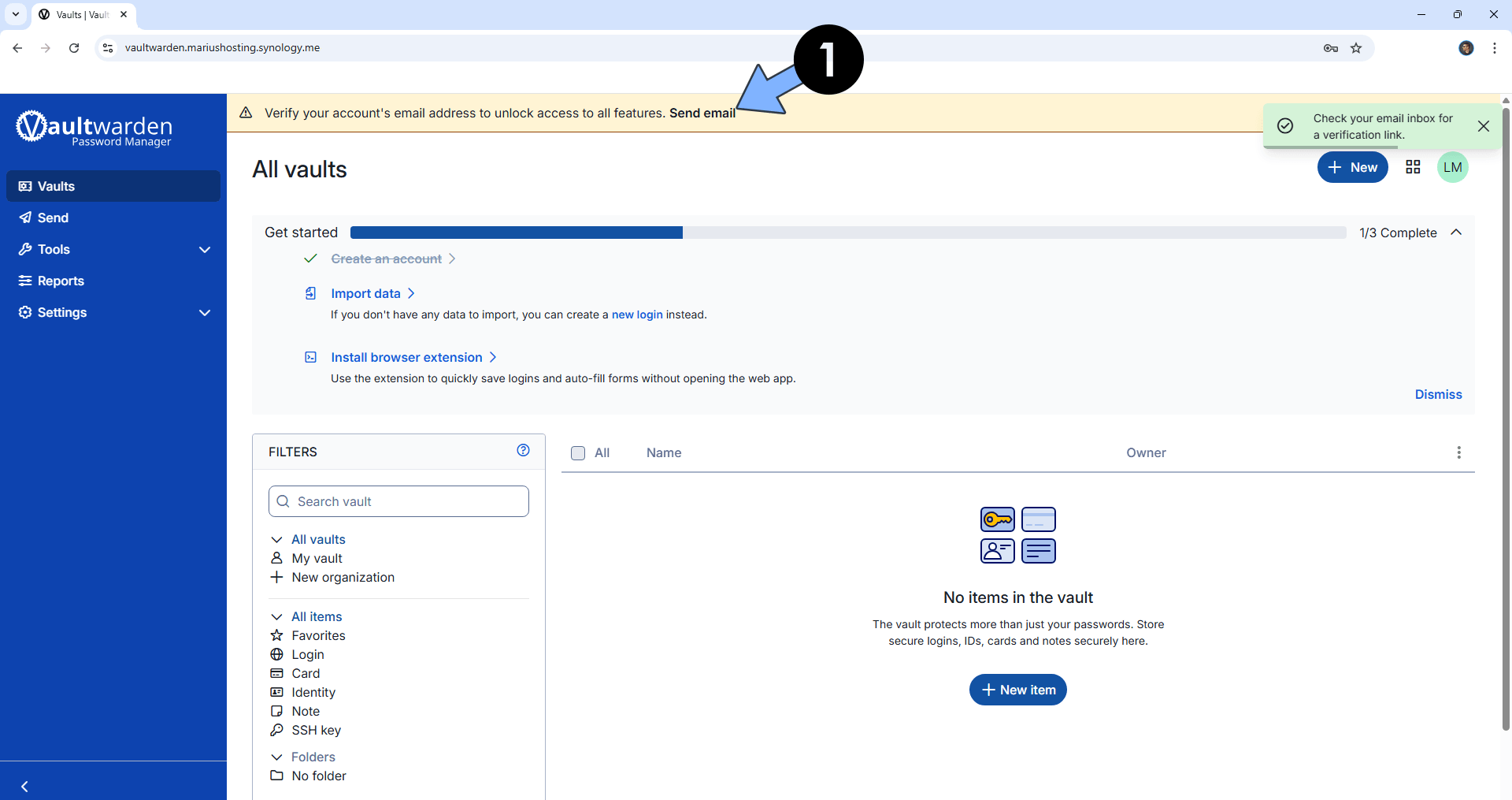 Vaultwarden Synology NAS Set up 16 new 2027