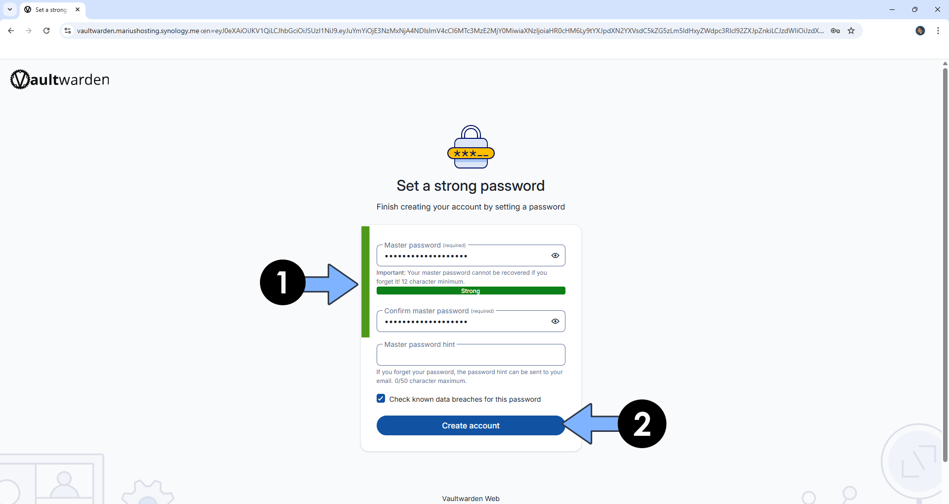 Vaultwarden Synology NAS Set up 2027 new 3
