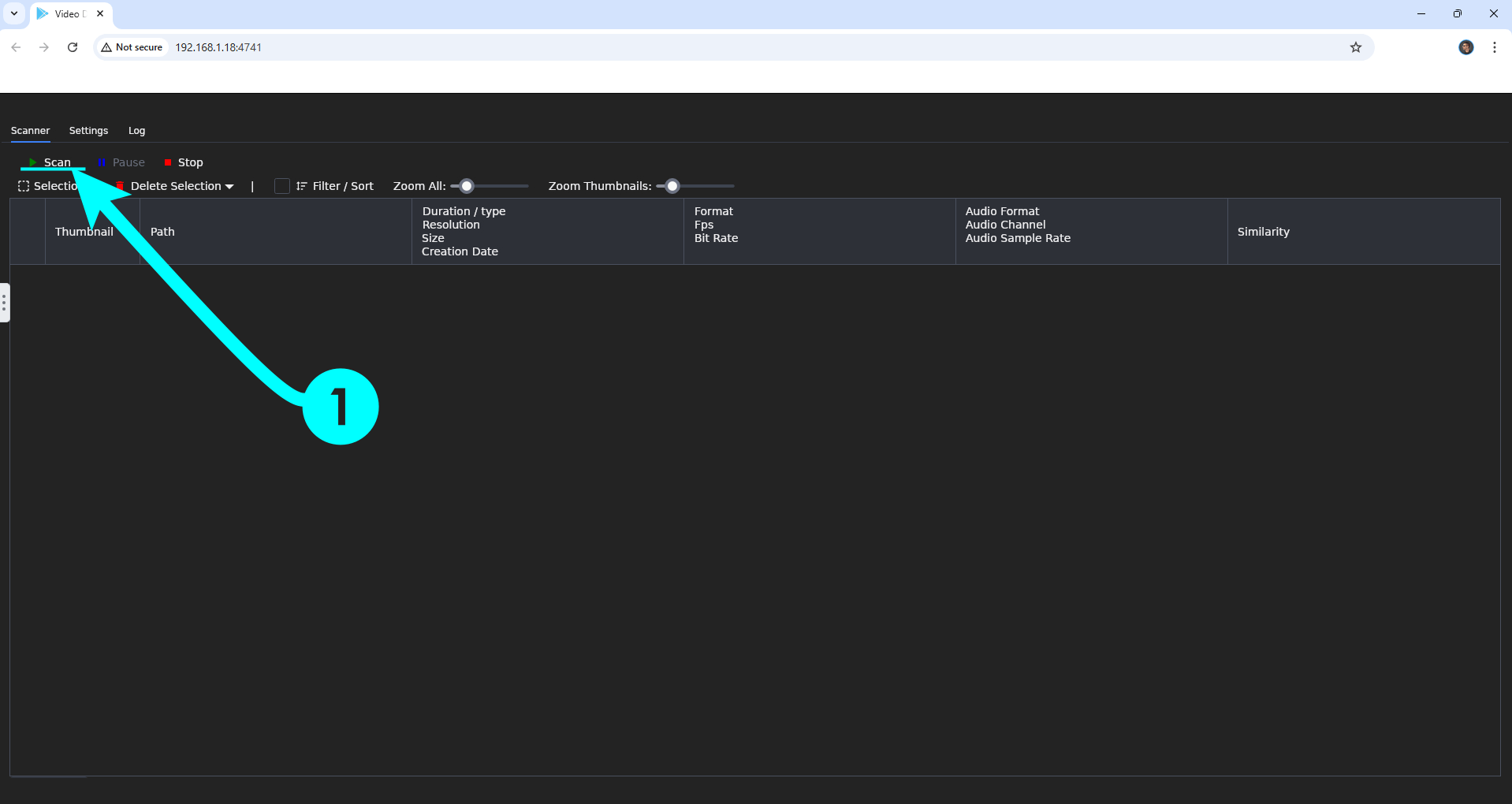 Video Duplicate Finder Synology NAS Portainer Set up 7