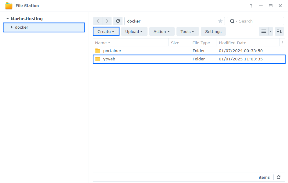 YT-Web Synology NAS Set up 1