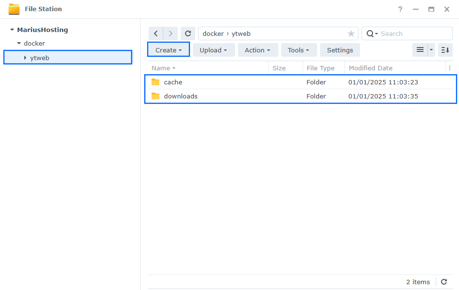 YT-Web Synology NAS Set up 2