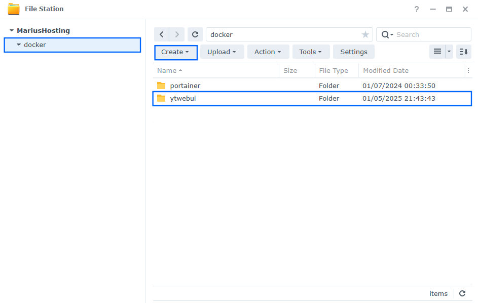 YT-Web-UI Synology NAS Set up 1