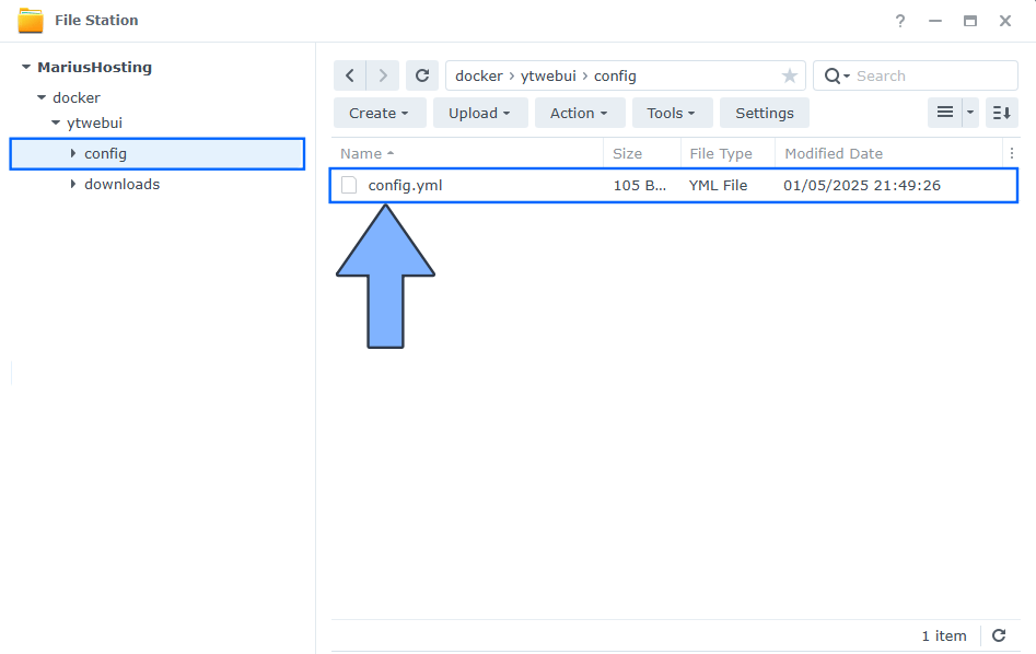 YT-Web-UI Synology NAS Set up 3