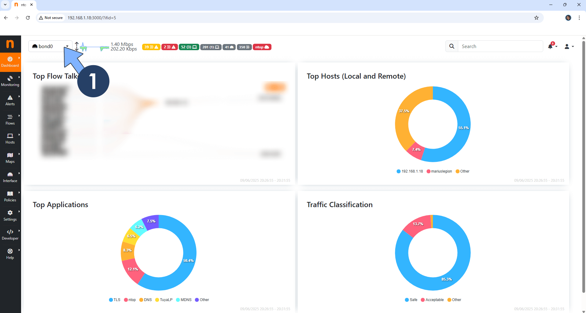 ntopng Synology NAS Set up new 2026 Portainer 1