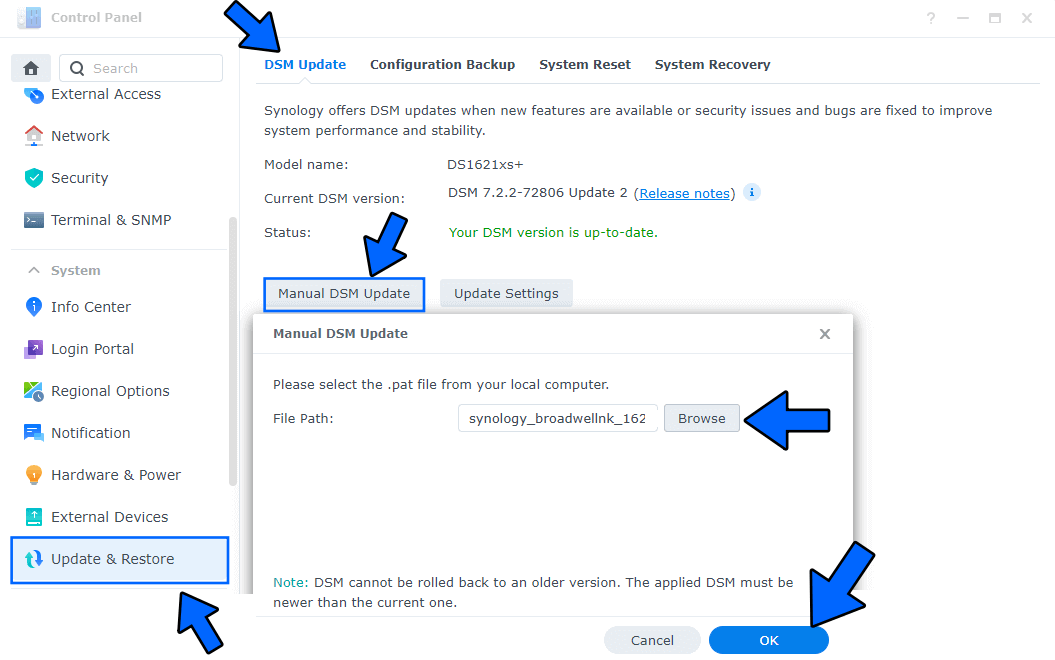 1-Synology-DSM-7.2.2-72806-Update-3