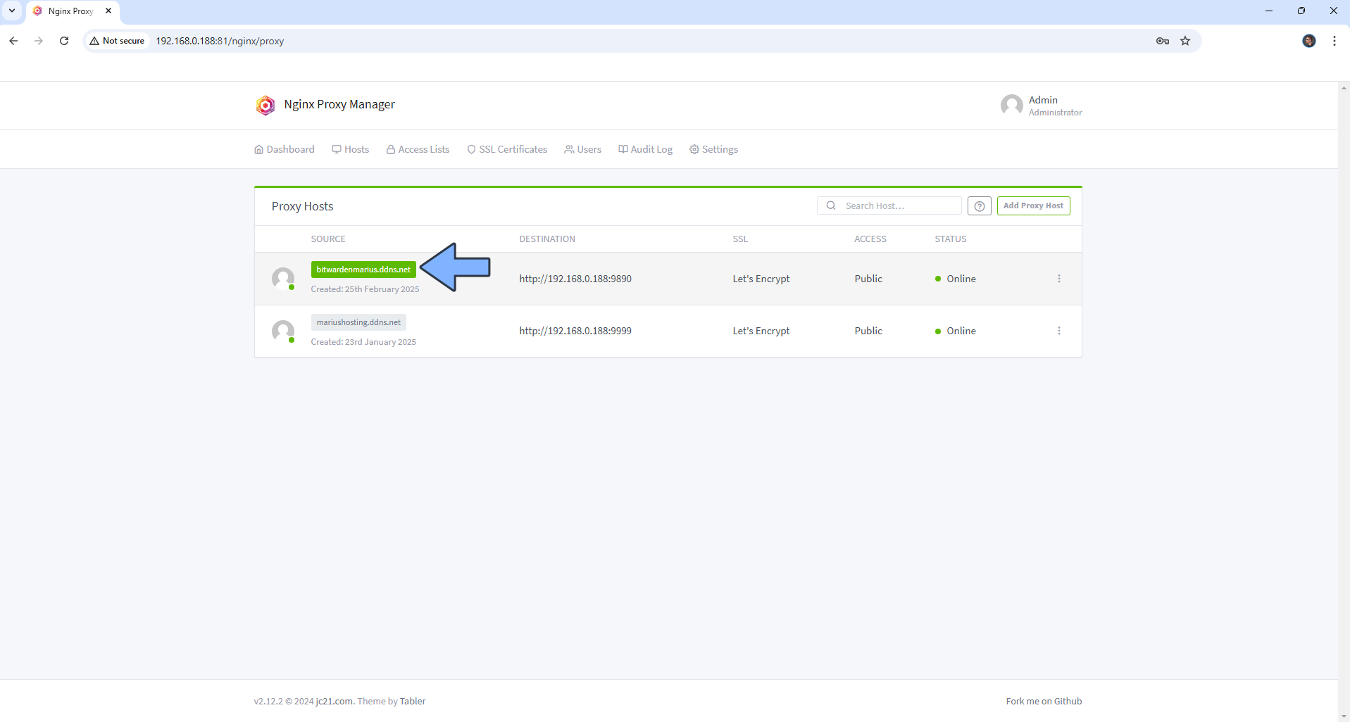 Bitwarden UGREEN NAS Set up 11