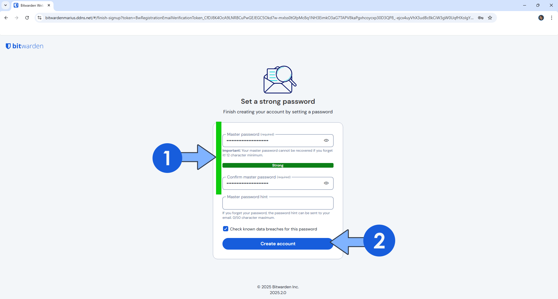 Bitwarden UGREEN NAS Set up 14 new 1