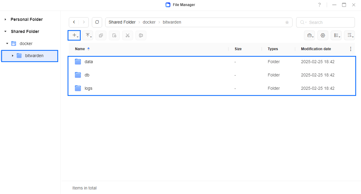 Bitwarden UGREEN NAS Set up 2