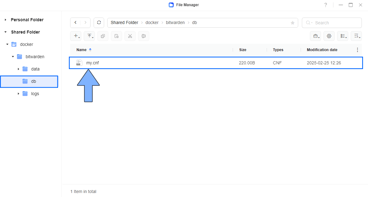 Bitwarden UGREEN NAS Set up 3