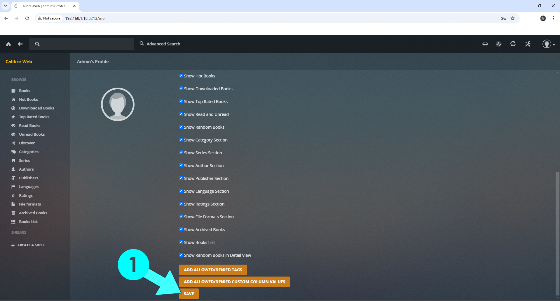 Calibre-Web Automated Synology NAS Set up 13