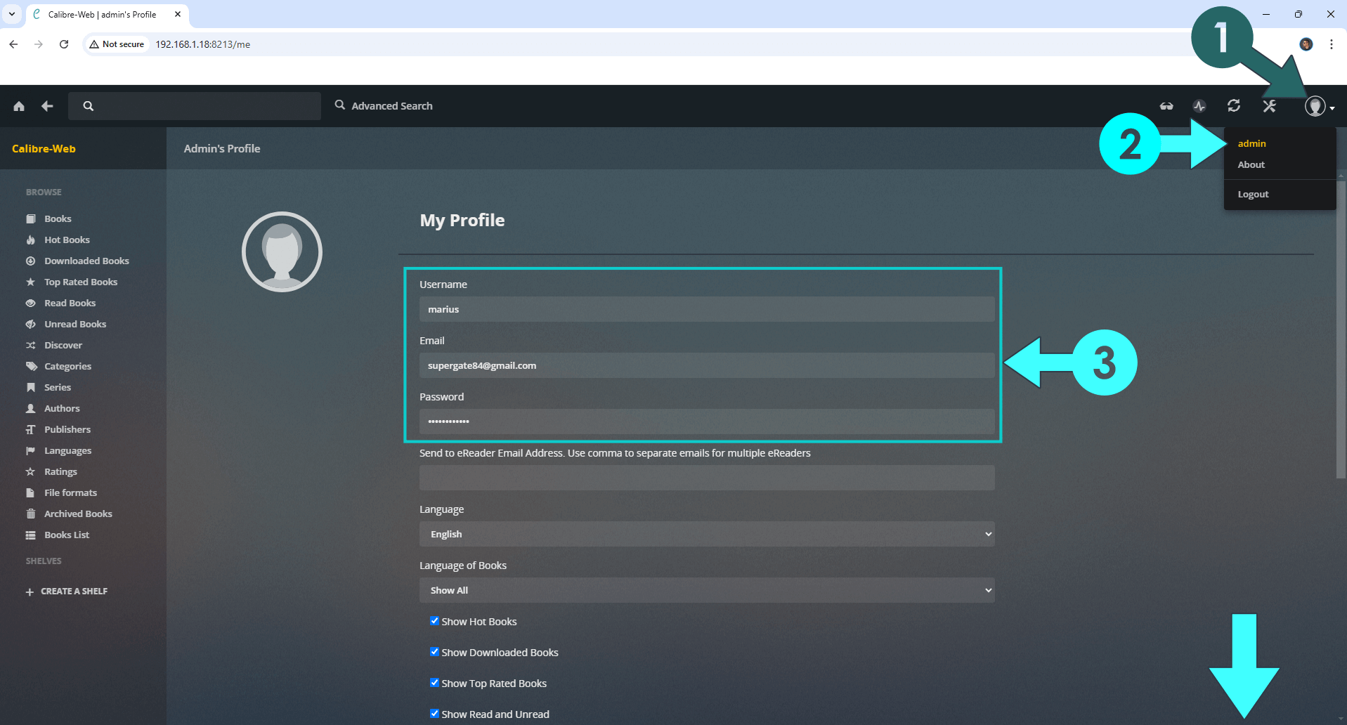 Calibre-Web Automated UGREEN NAS Set up 12