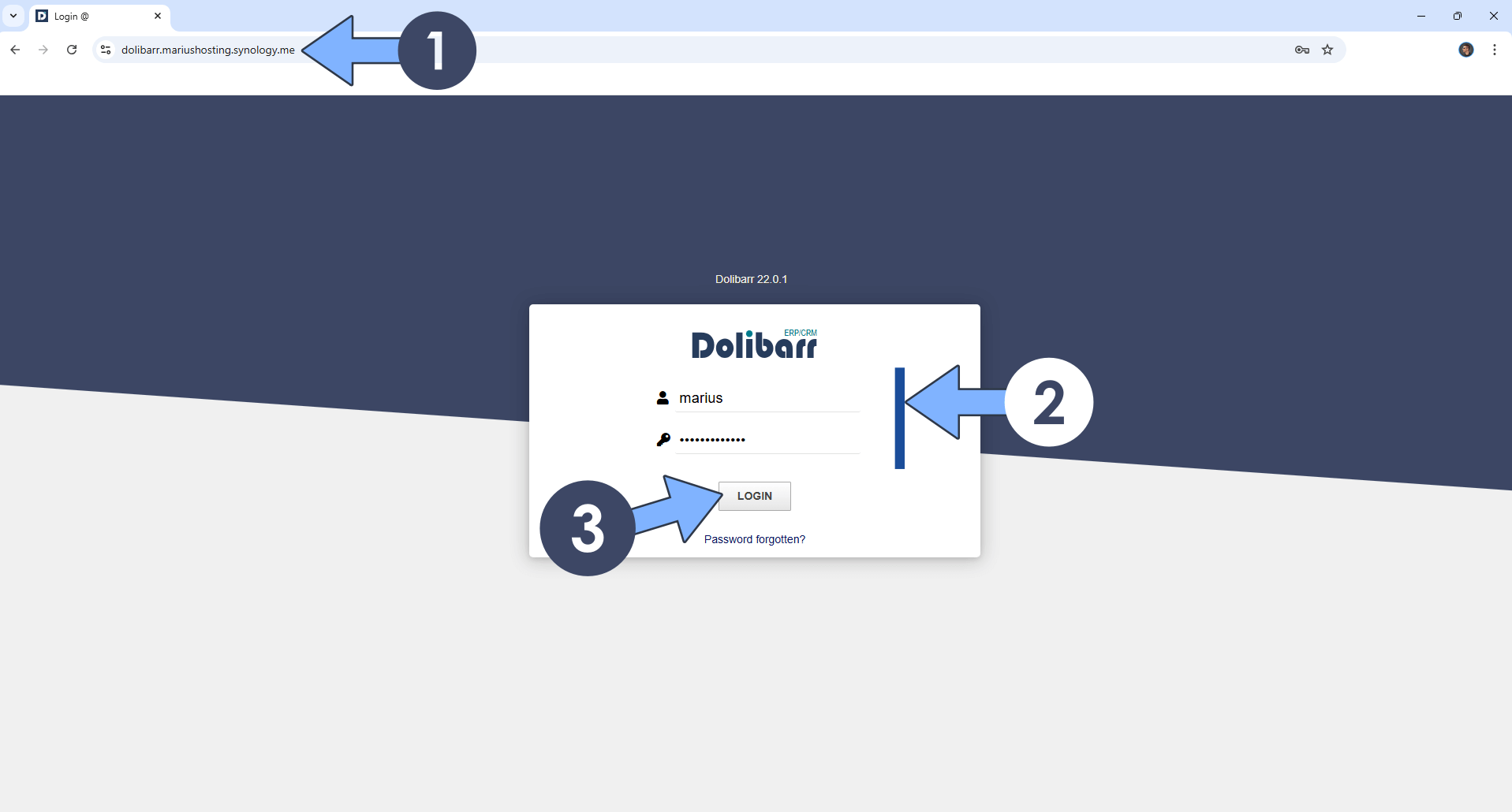 Dolibarr Synology NAS Set up 10 2032