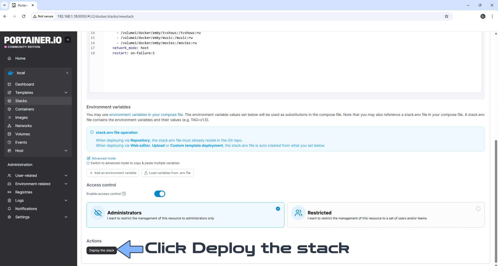 Emby Synology NAS Set up 4 new 2026