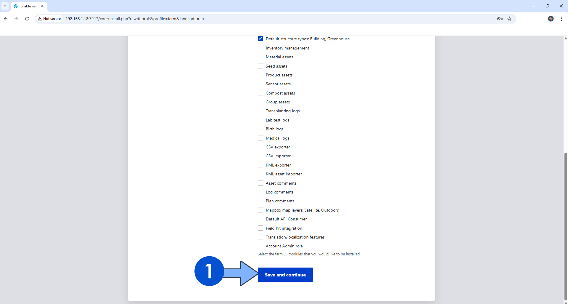 FarmOS Synology NAS Set up 11 new 2026