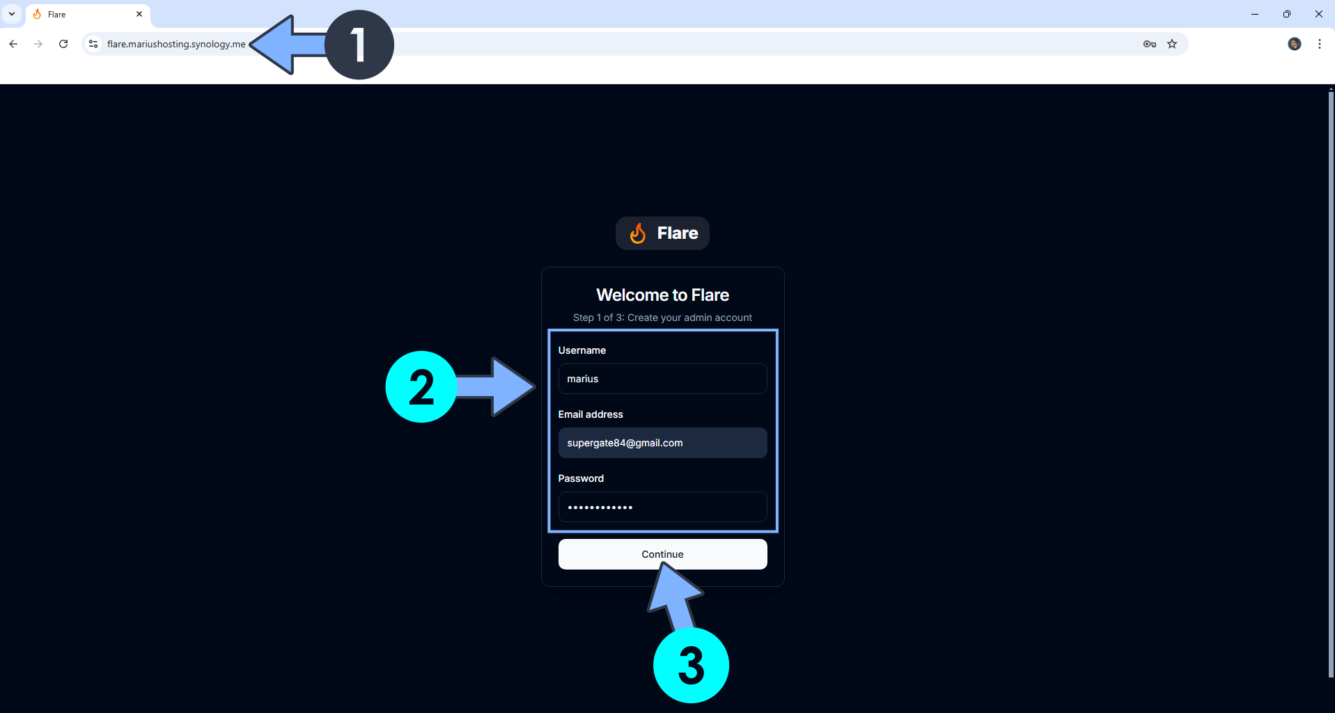 Flare Synology NAS Set up 11