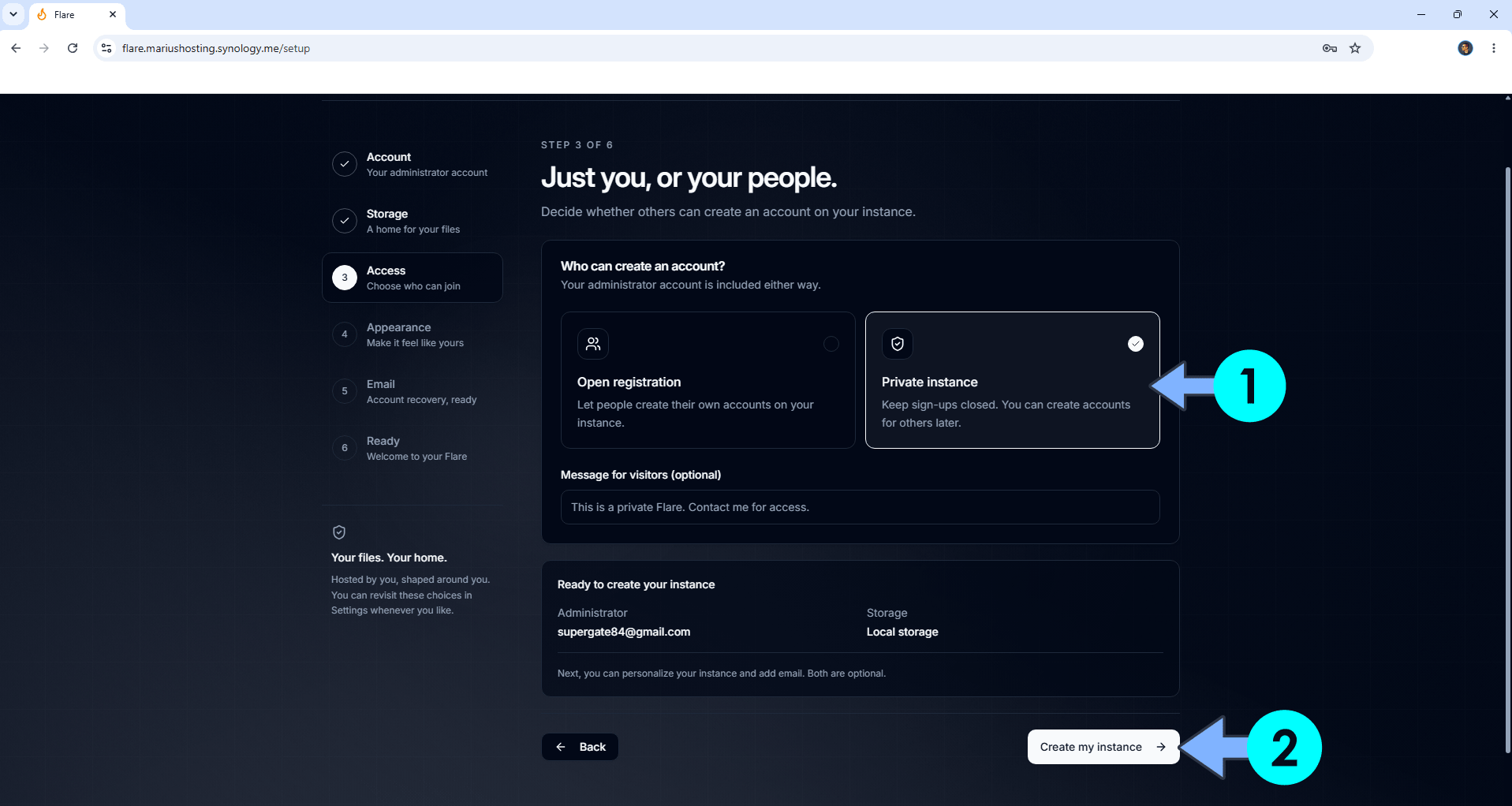 Flare Synology NAS Set up 12 new 2027