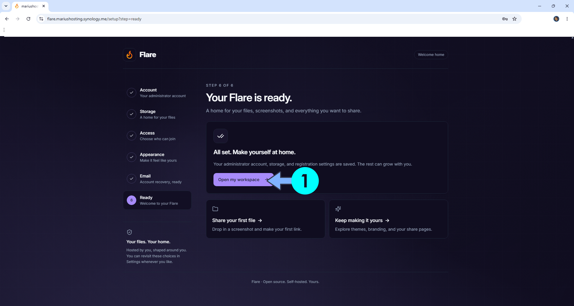 Flare Synology NAS Set up 15 new 2027