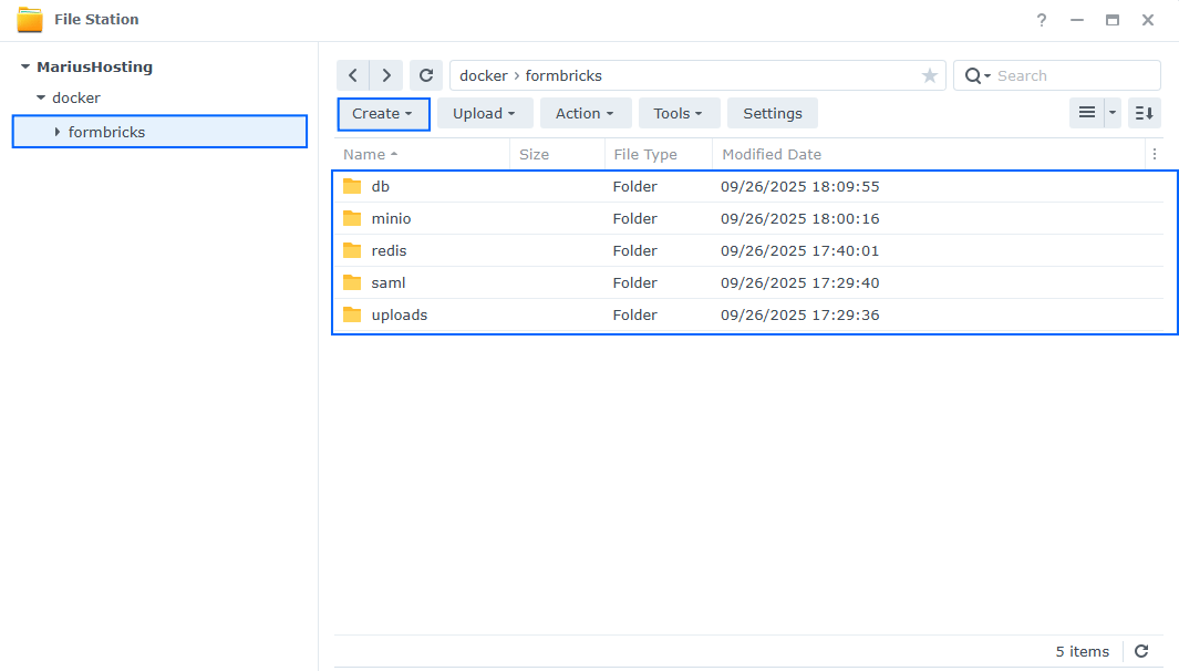Formbricks Synology NAS Set up 7 new 2026