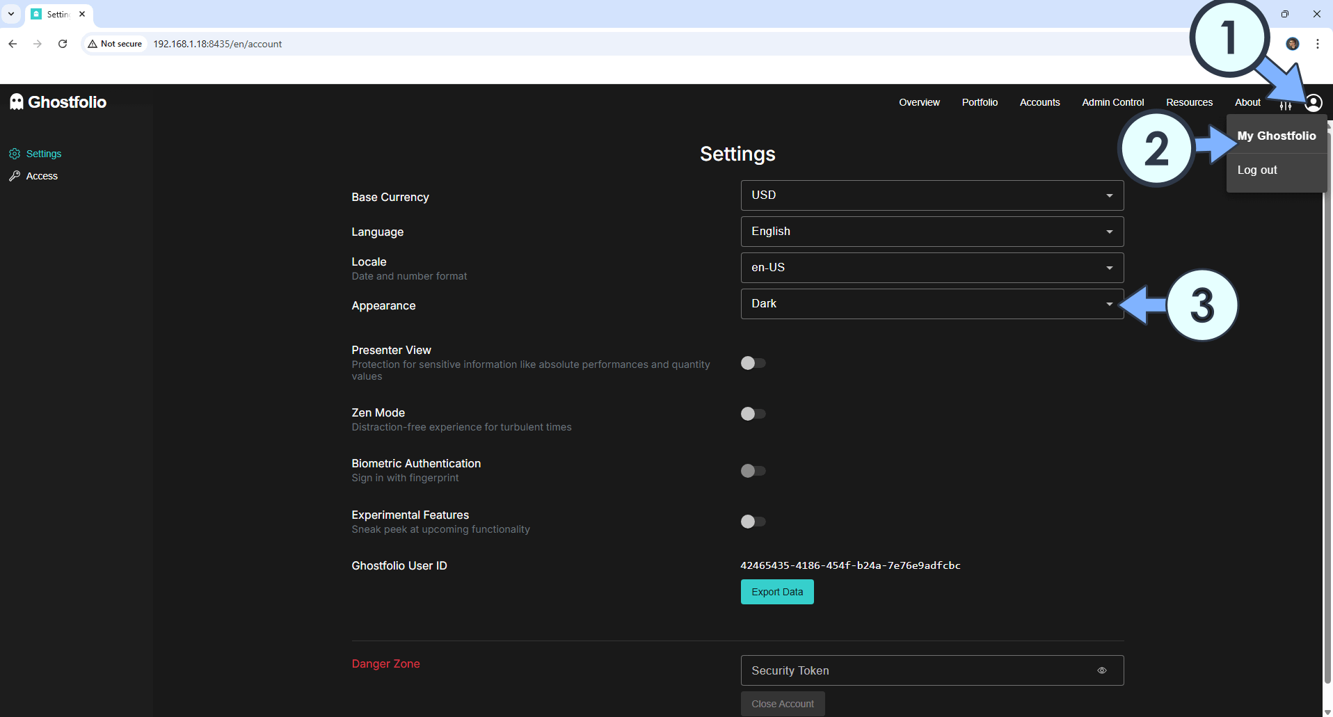 Ghostfolio Synology NAS Set up 12 new 2027