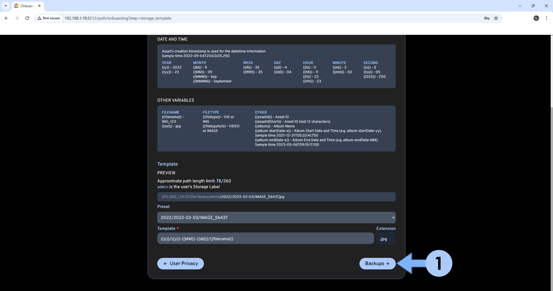 Immich Synology NAS Set up 5 new 2035