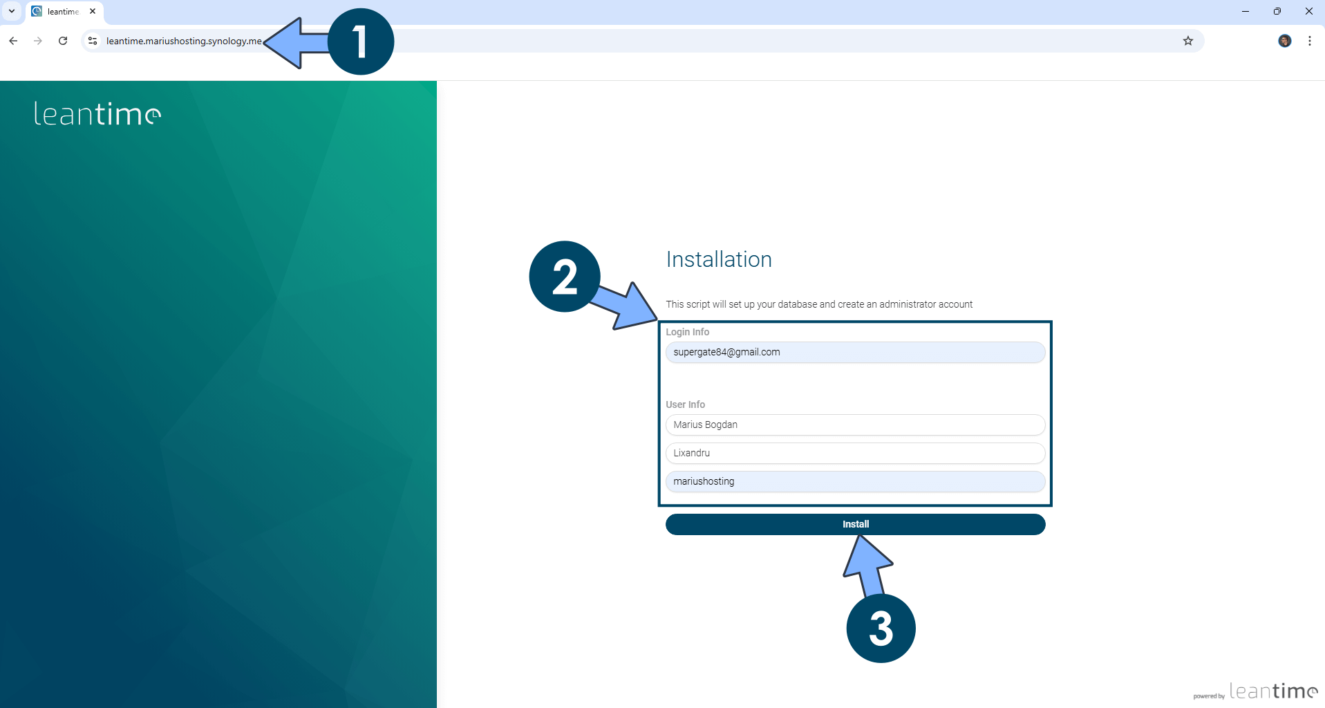 Leantime Synology NAS Set up 4 2026