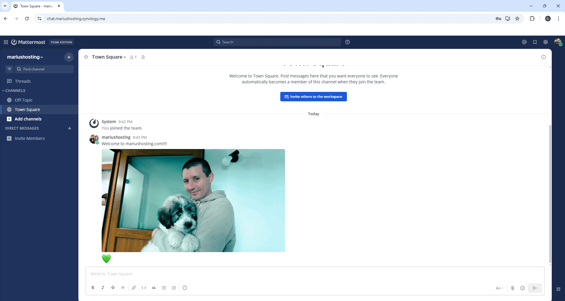Mattermost Synology NAS Set up 14 new 2028