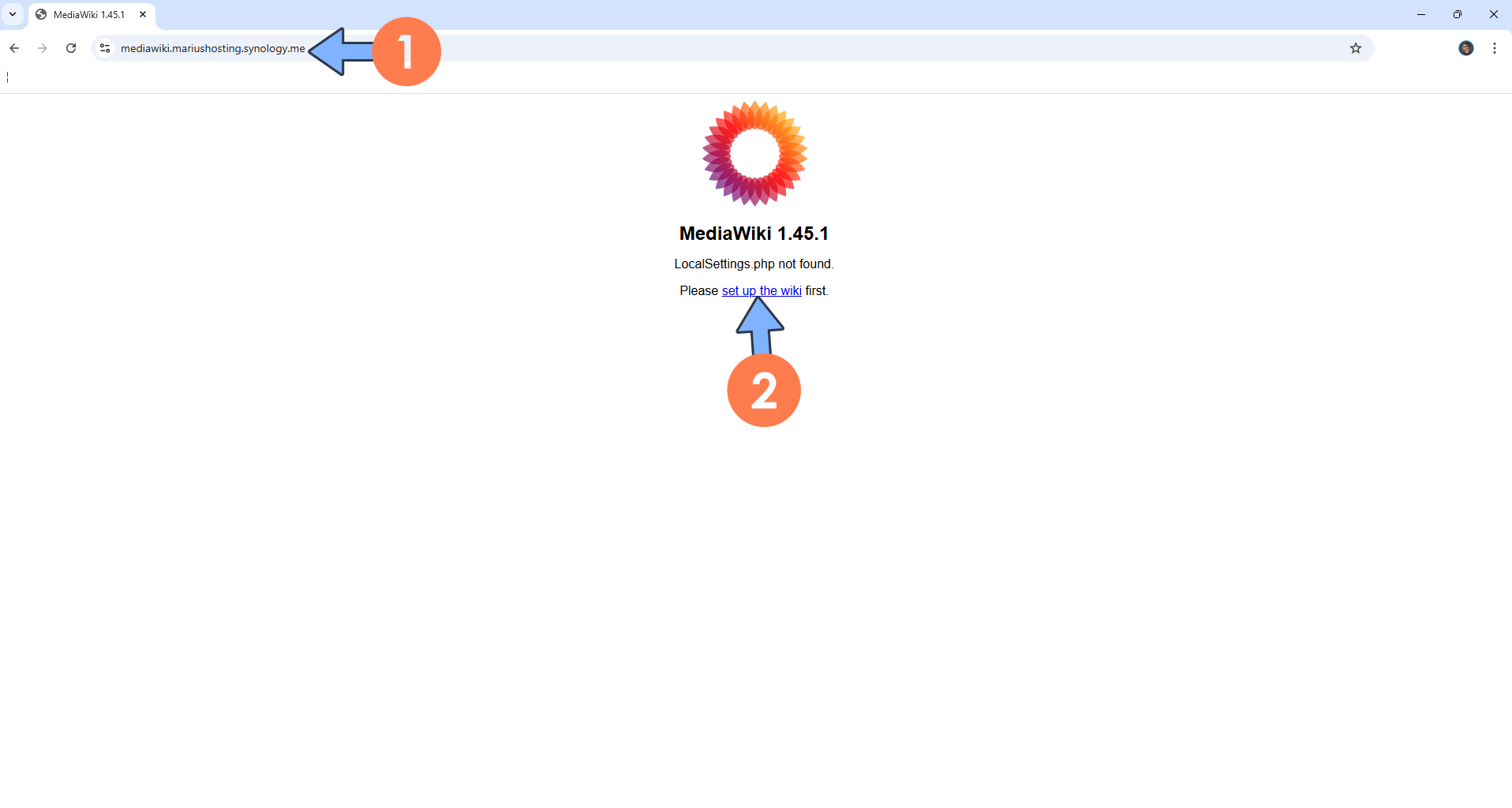 MediaWiki Synology NAS Set up 11 new 2026