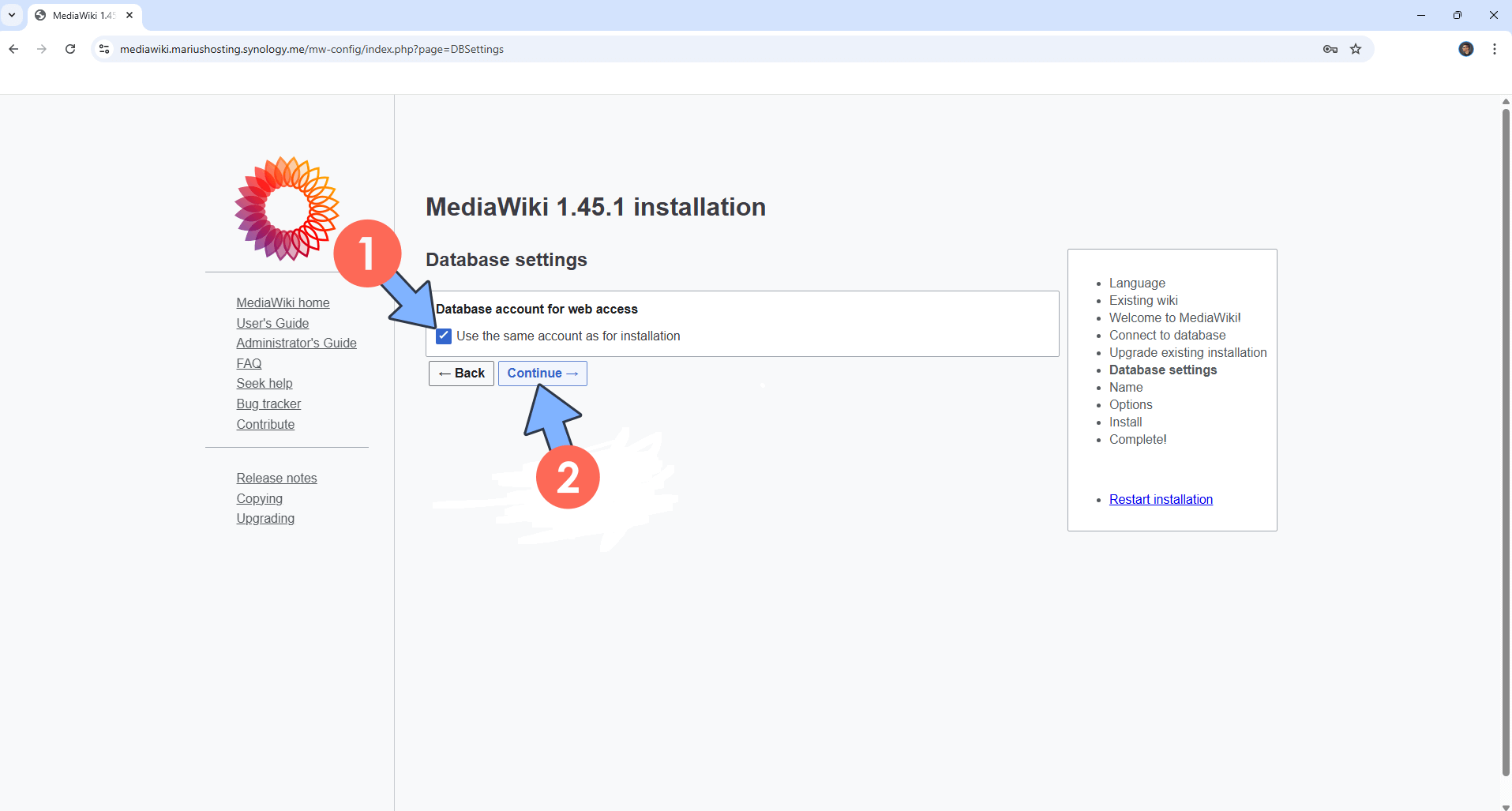 MediaWiki Synology NAS Set up 15 new 2026