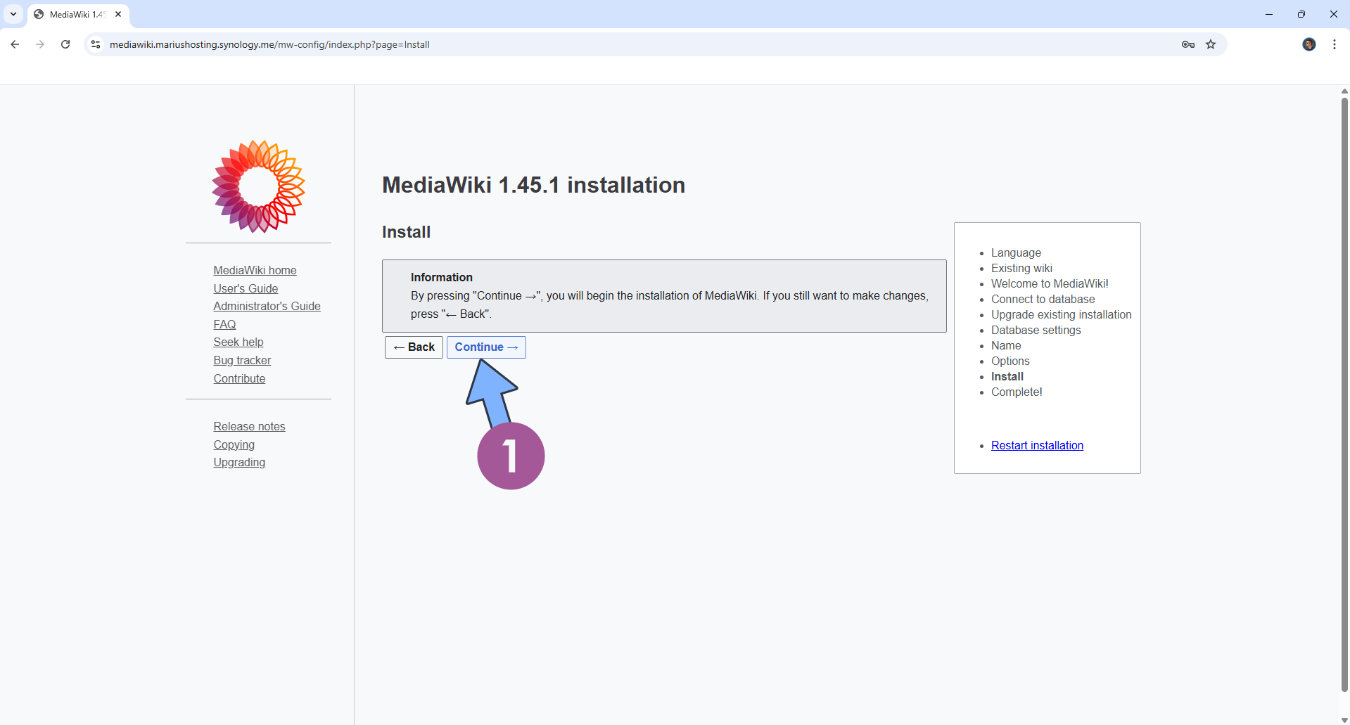 MediaWiki Synology NAS Set up 18 new 2026