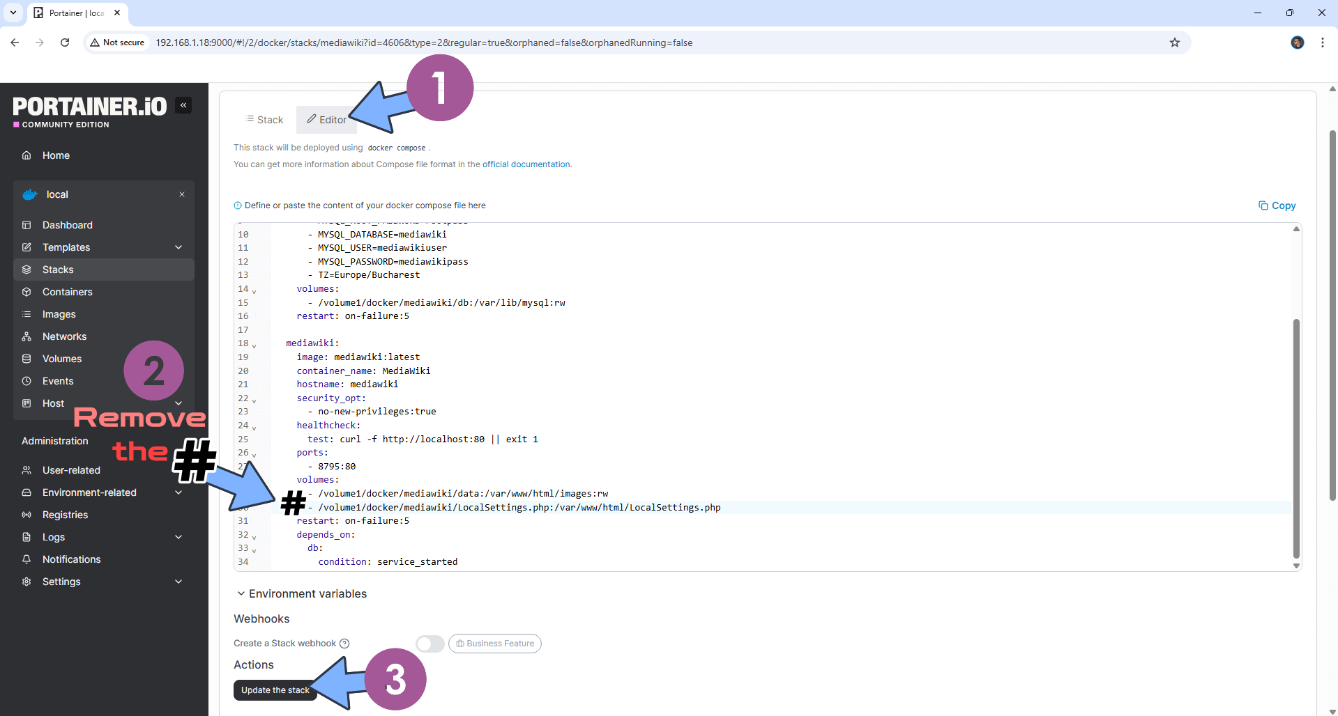 MediaWiki Synology NAS Set up 22 new 2026