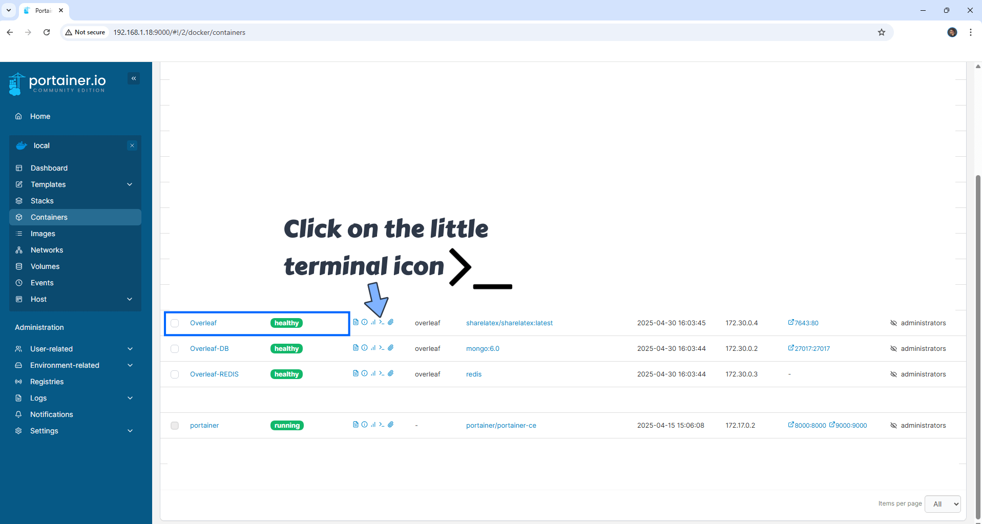 Overleaf Synology NEW 2025 Set up 3