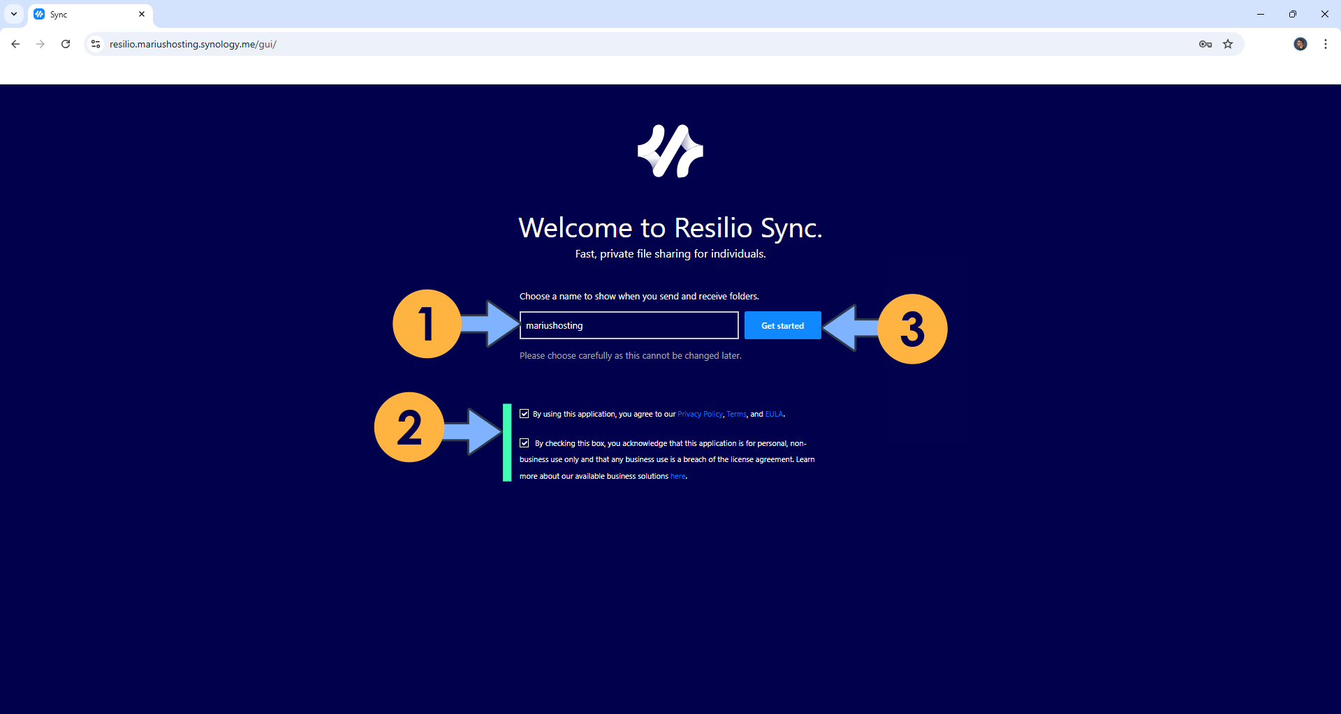 Resilio-Sync Synology NAS Set up 13 new2 2026 Portainer