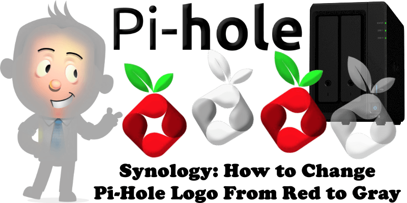 Synology How to Change Pi-Hole Logo From Red to Gray