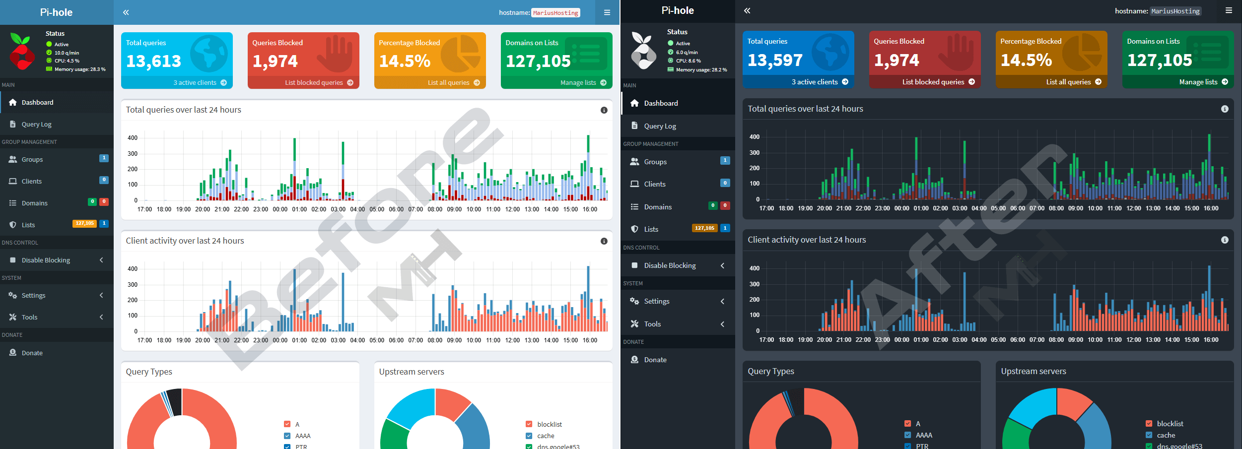 Synology Pi-Hole Logo From Red to Gray 3