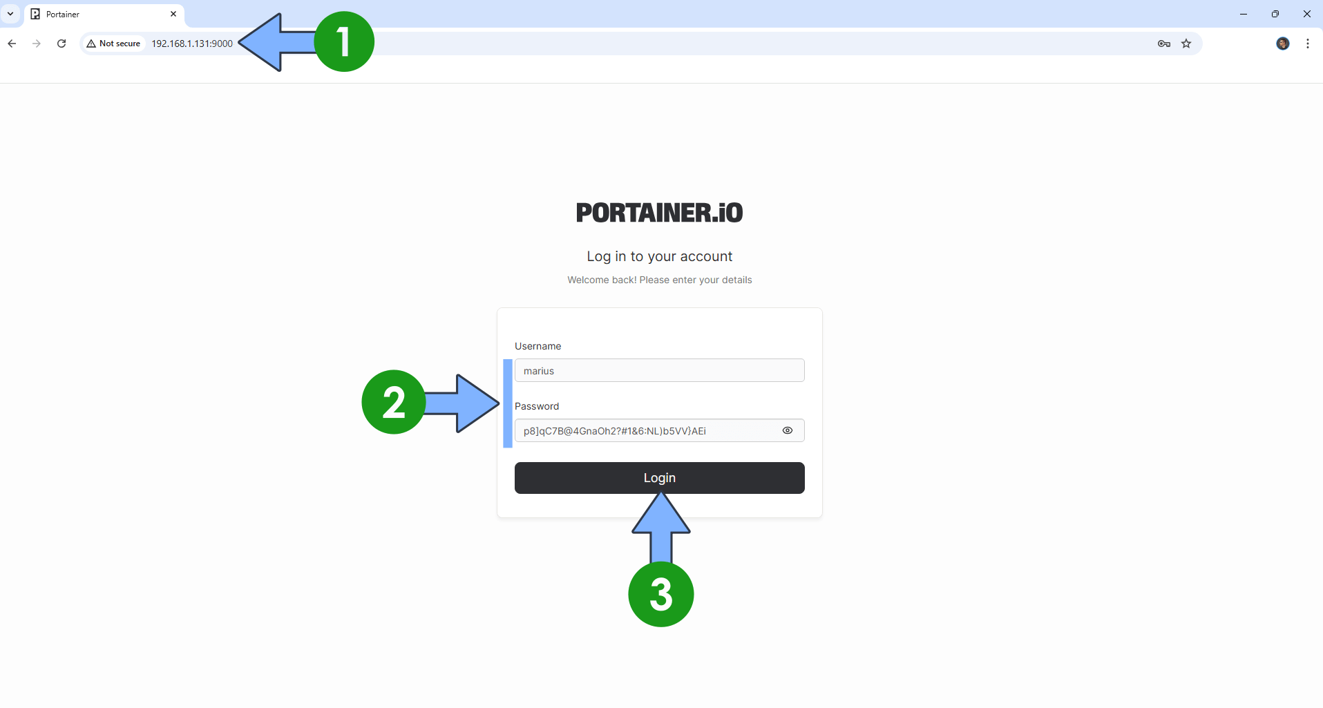 Synology Reset Portainer Password STEP 9 new