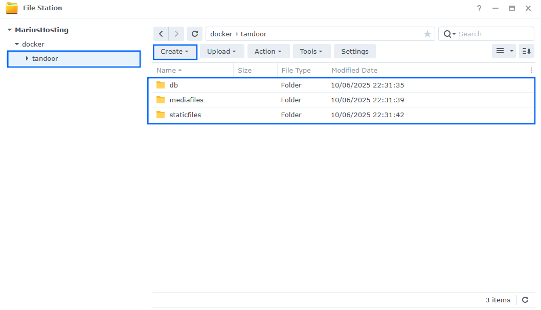 Tandoor Synology NAS Set up 1 new 2030