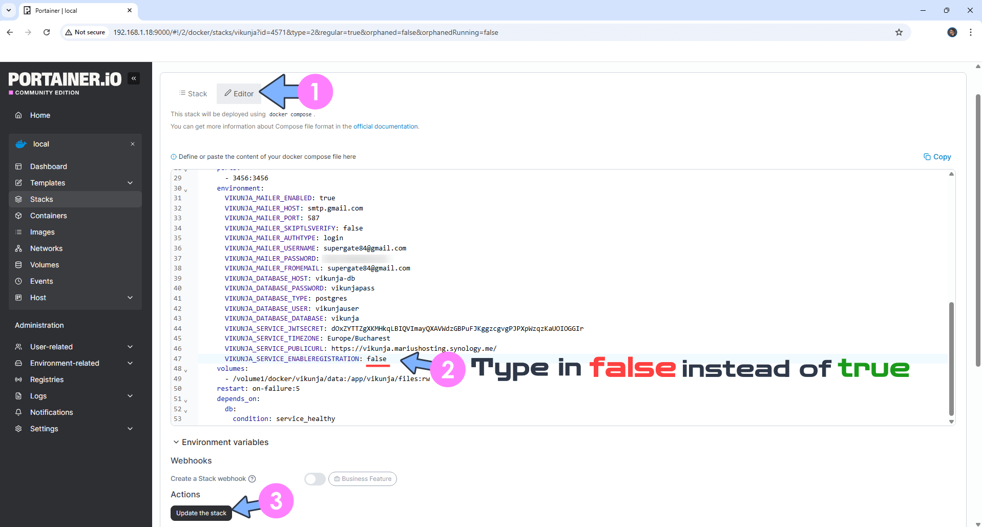 Vikunja Synology NAS Set up 14 new 2028