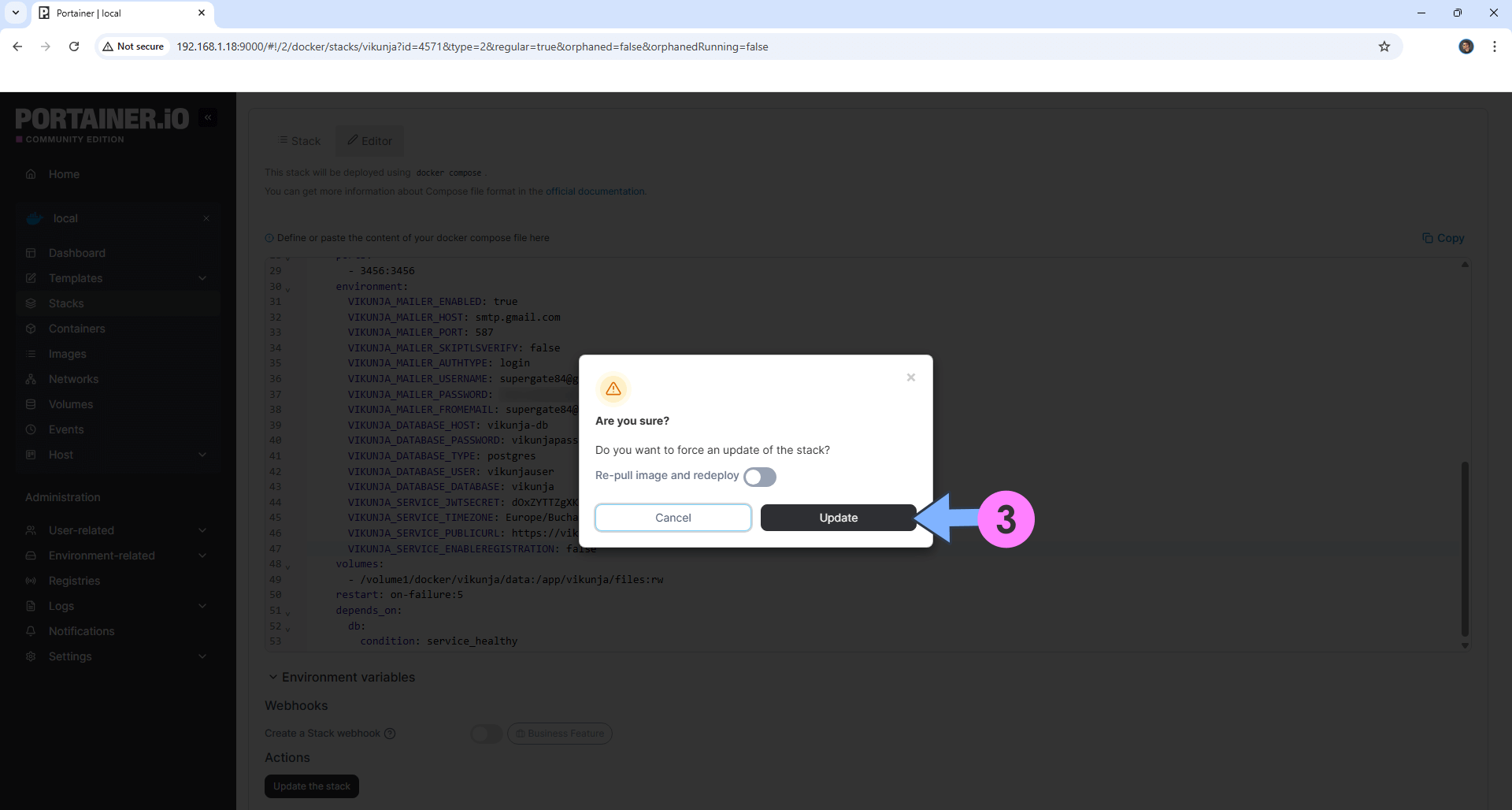 Vikunja Synology NAS Set up 15 new 2028