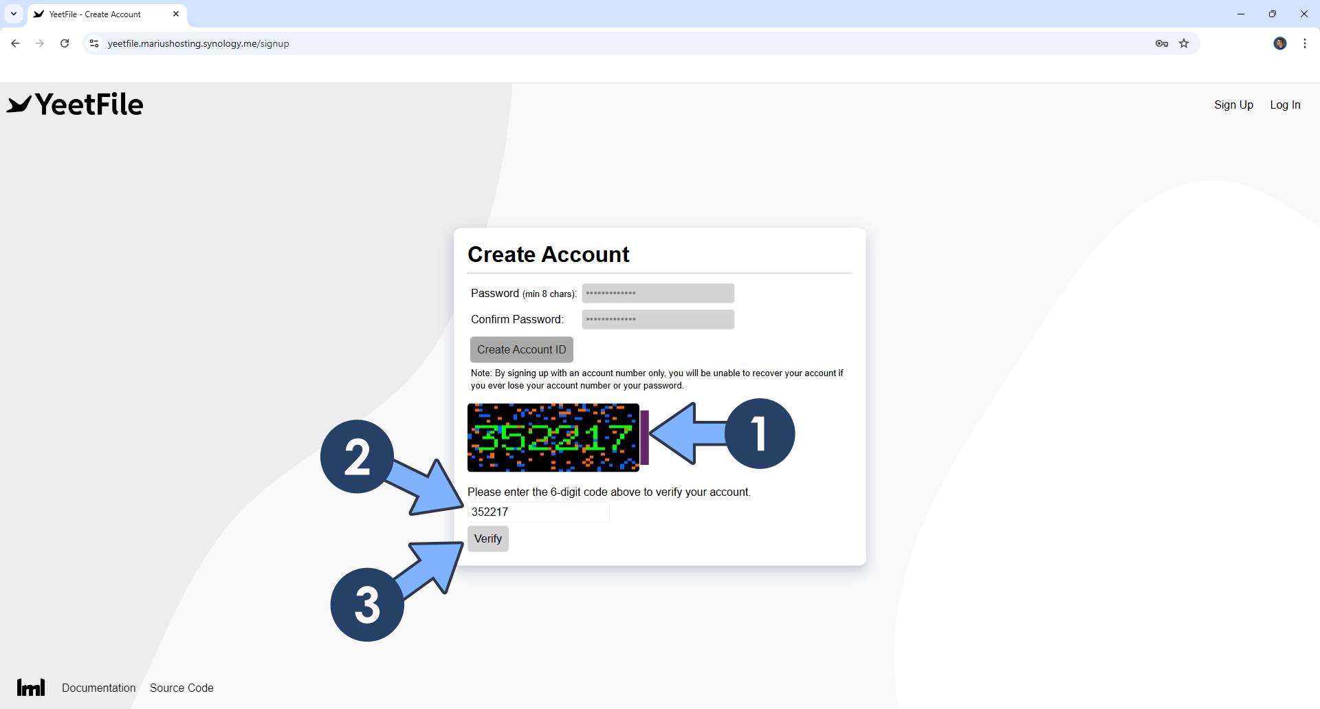 YeetFile Synology NAS Set up 13