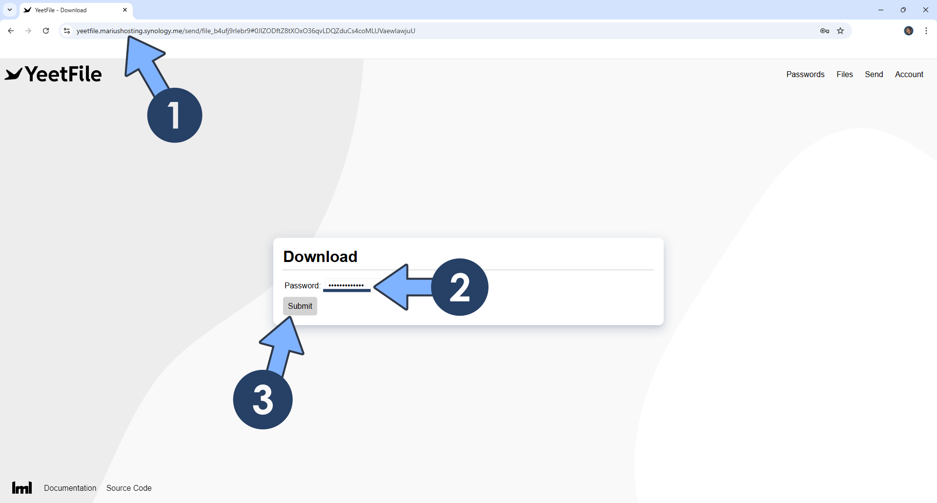 YeetFile Synology NAS Set up 17