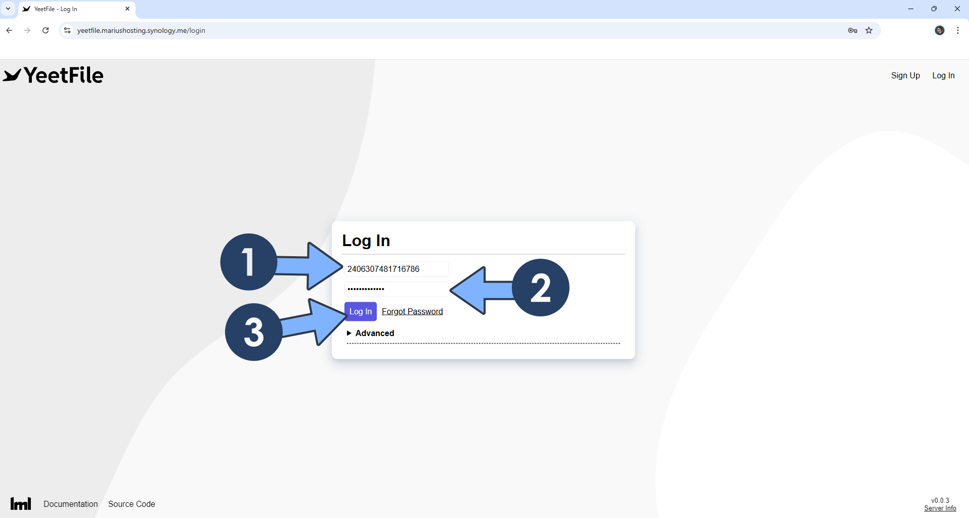 YeetFile Synology NAS Set up 19