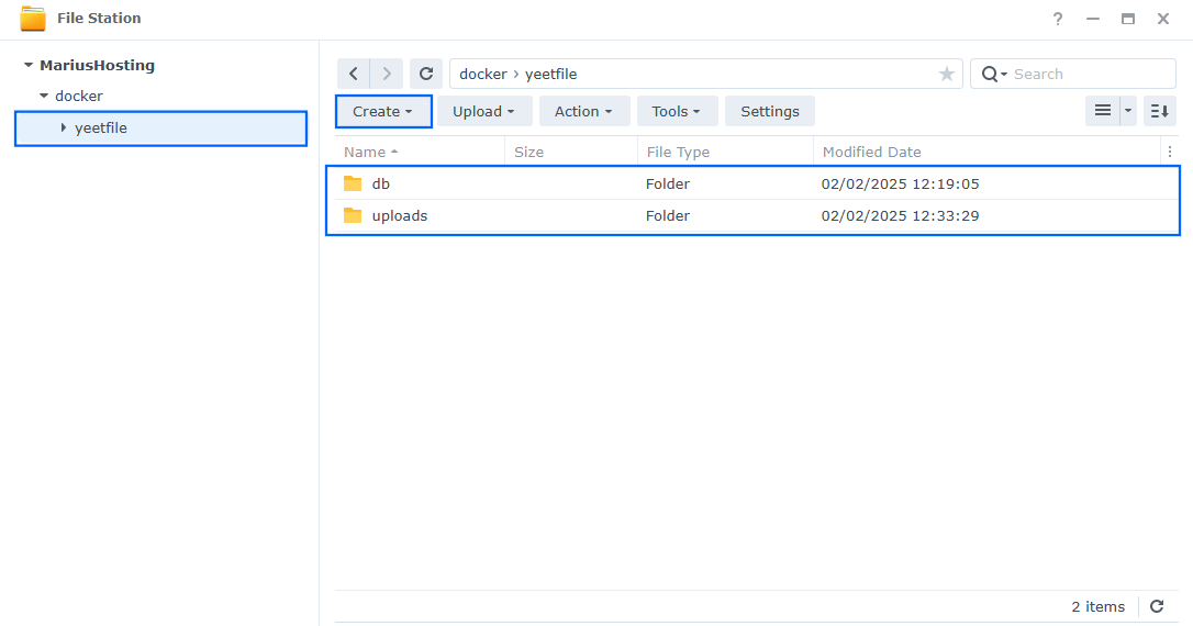 YeetFile Synology NAS Set up 7