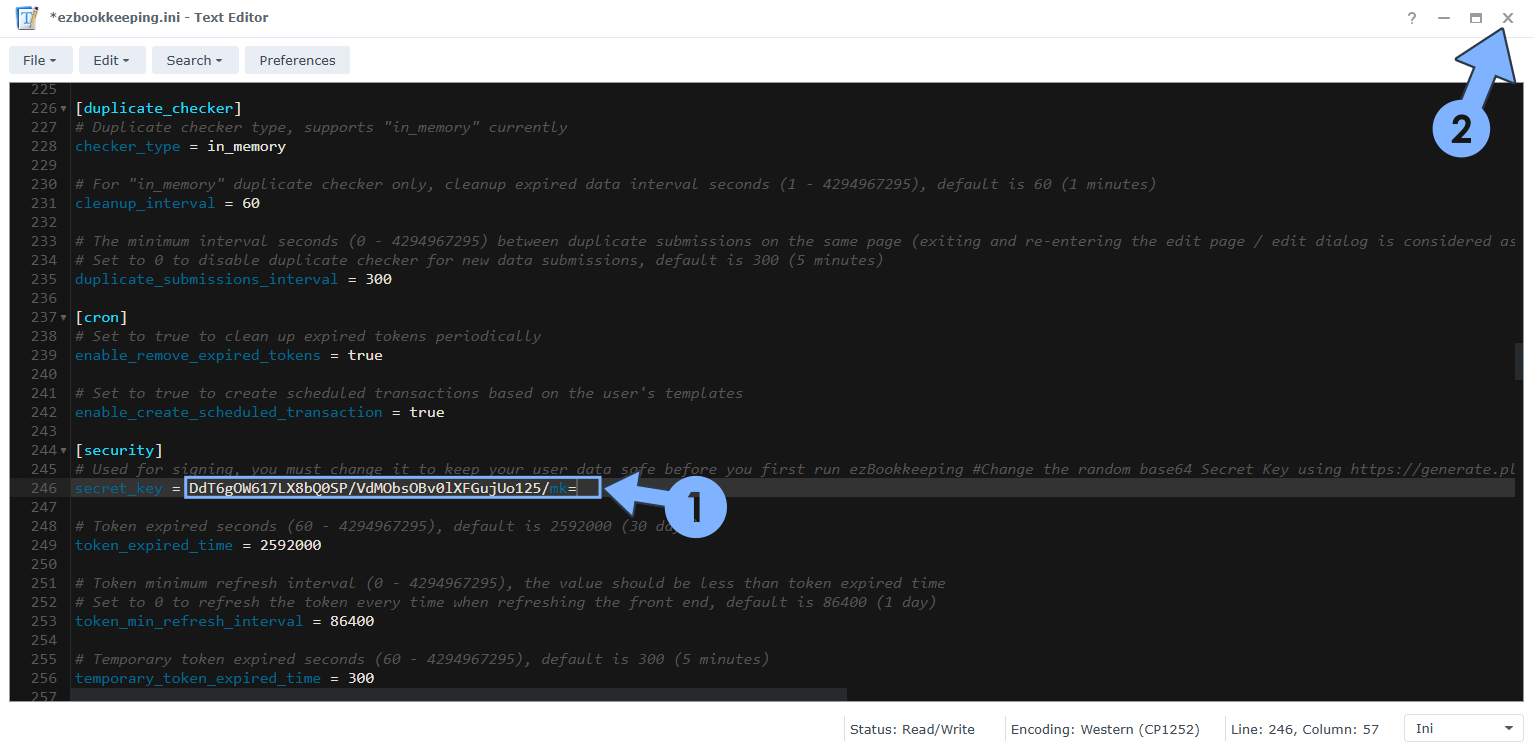 ezBookkeeping Synology NAS Set up 4 new 2026