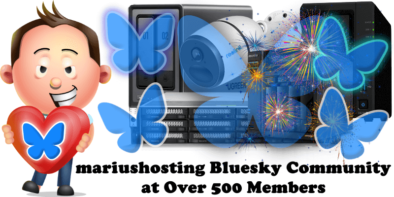 mariushosting Bluesky Community at Over 500 Members