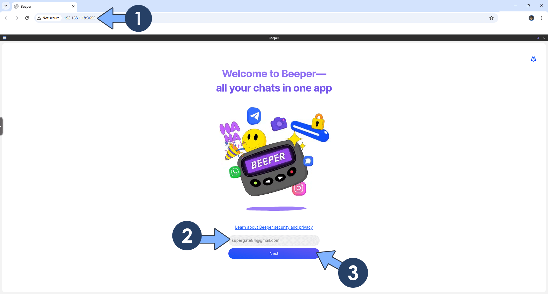 Beeper Synology NAS Set up 5