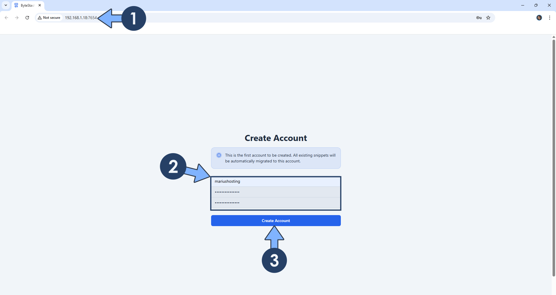 ByteStash Synology NAS Set up 4 new 2027